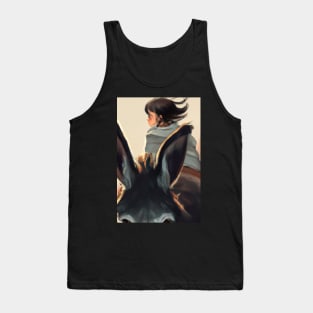 Girl on her Donkey Facing the Wrong Way Tank Top